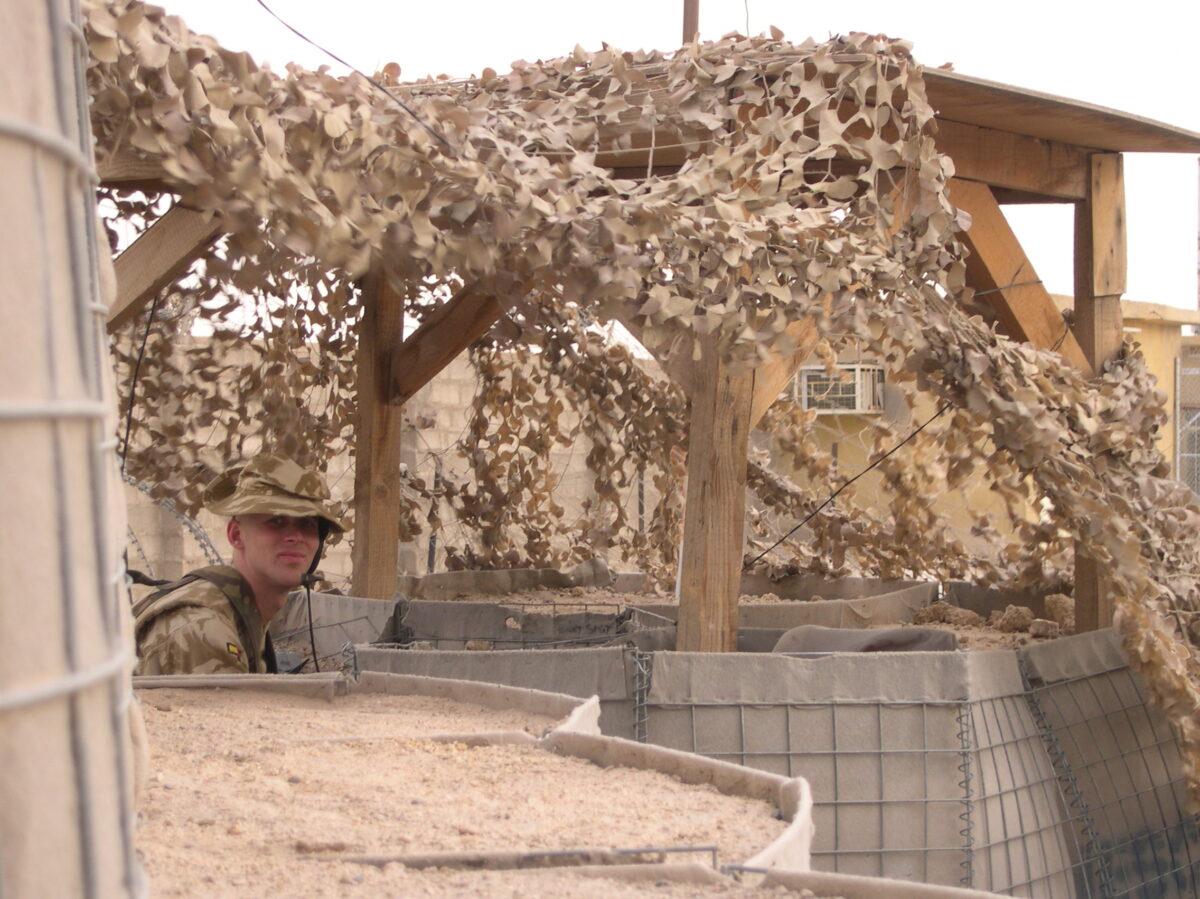 Operation TELIC 6 in 2005. 1st Battalion, Royal Anglian Regiment.