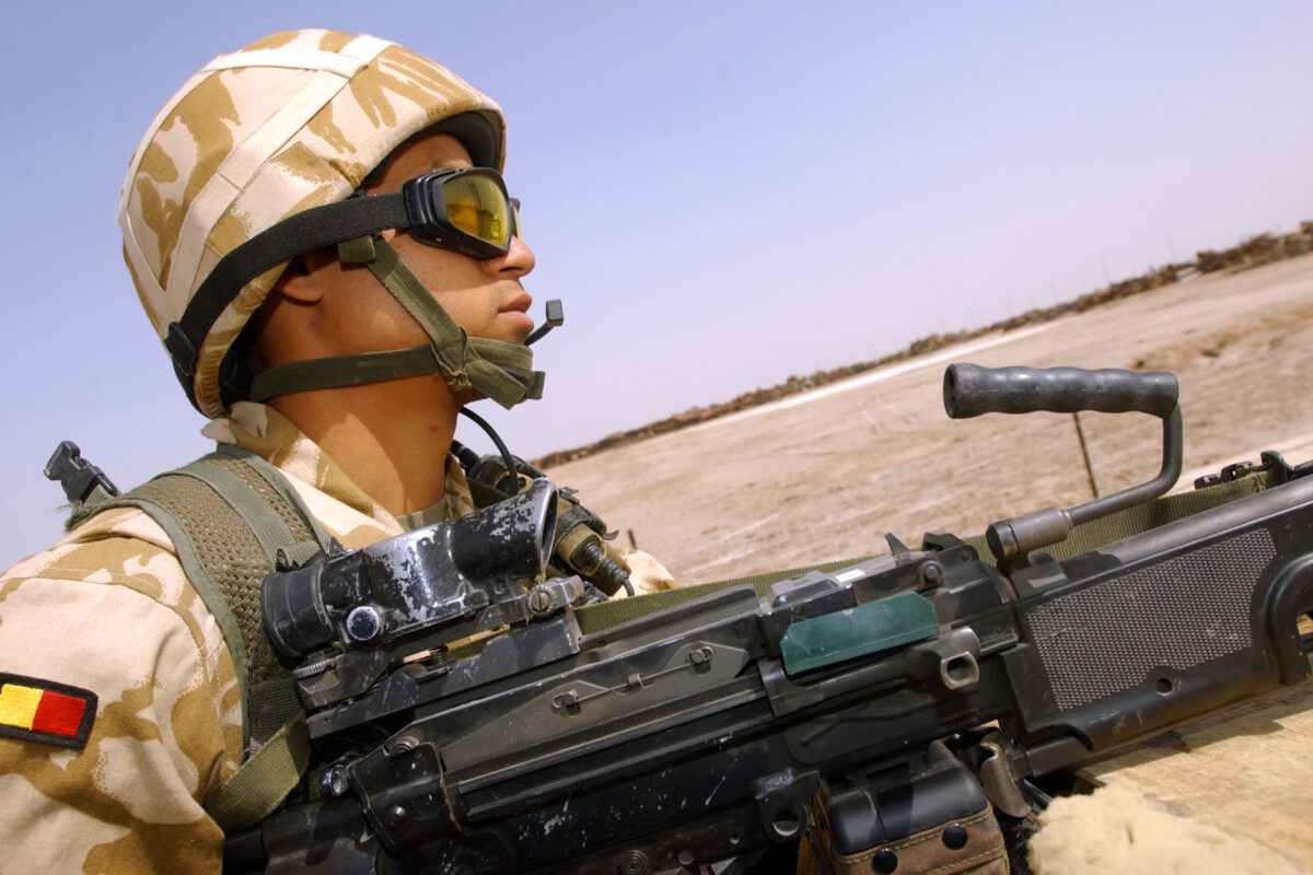 Operation TELIC 6 in 2005. A Company 1st Battalion, Royal Anglian Regiment. 