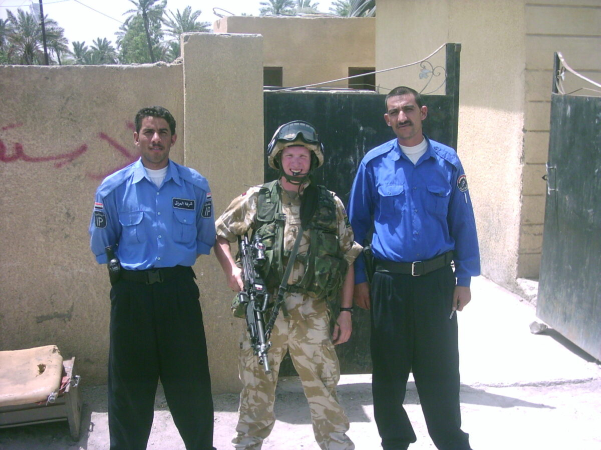 Operation TELIC 6 in 2005. 1st Battalion, Royal Anglian Regiment. 