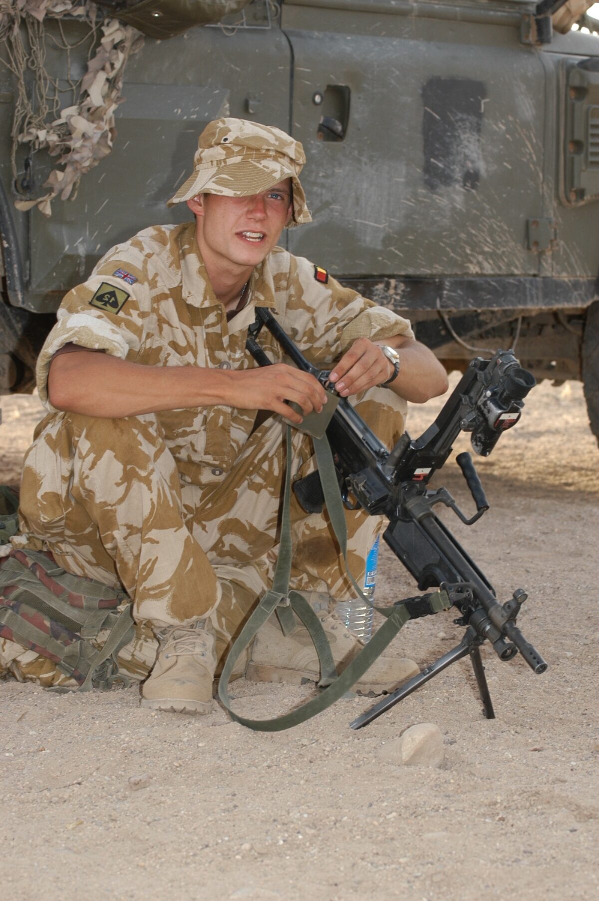 Operation TELIC 6 in 2005. A Company 1st Battalion, Royal Anglian Regiment. 