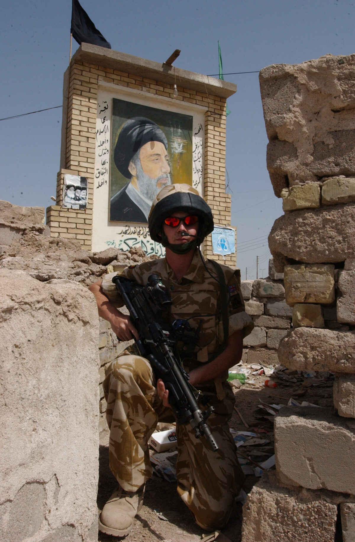 Operation TELIC 6 in 2005. A Company 1st Battalion, Royal Anglian Regiment. 