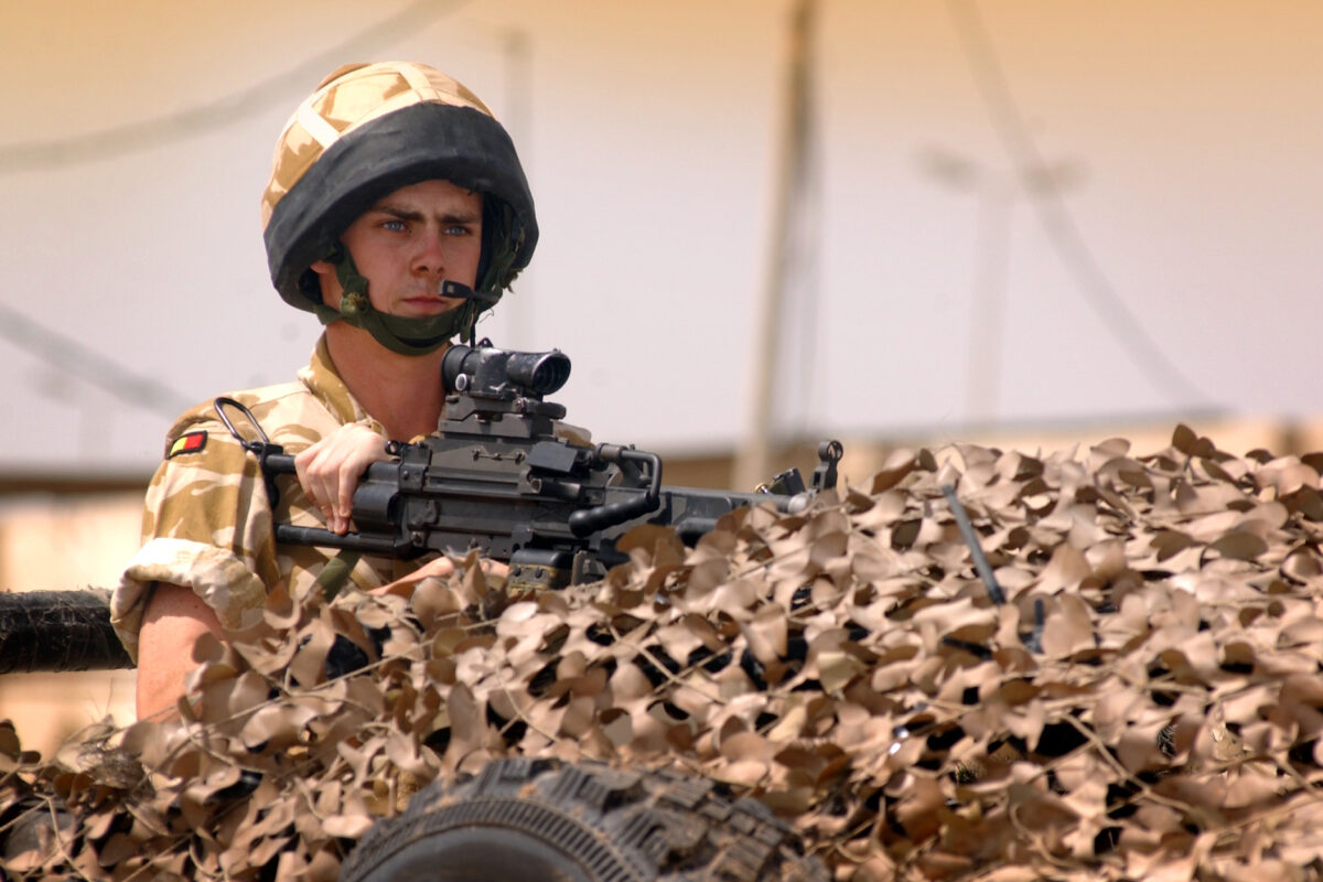 Operation TELIC 6 in 2005. A Company 1st Battalion, Royal Anglian Regiment. 