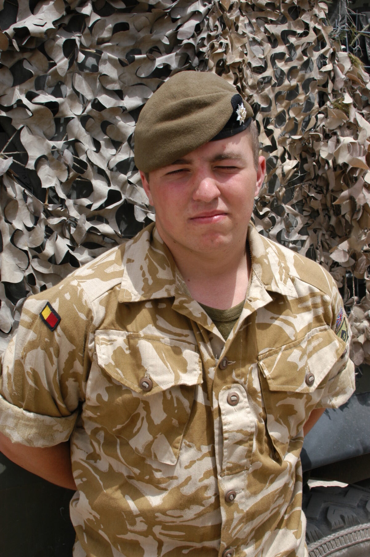 Operation TELIC 6 in 2005. 1st Battalion, Royal Anglian Regiment.