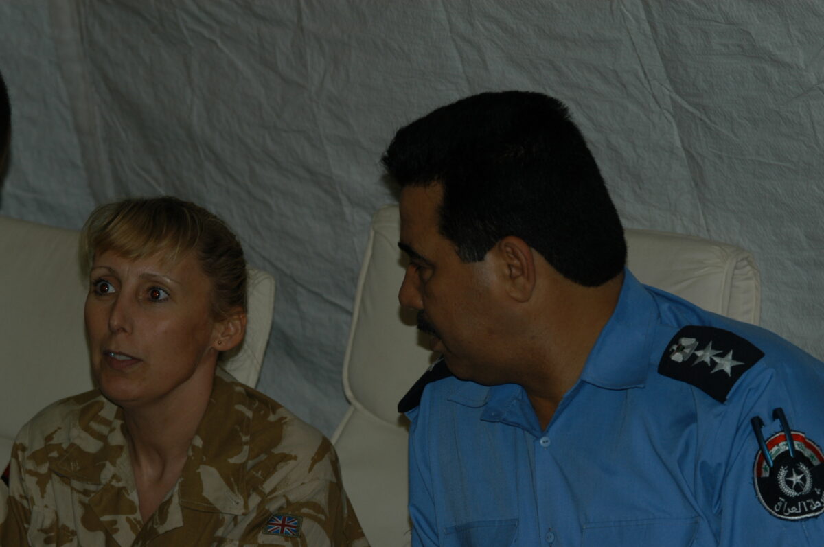 Operation TELIC 6 in 2005. 1st Battalion, Royal Anglian Regiment.