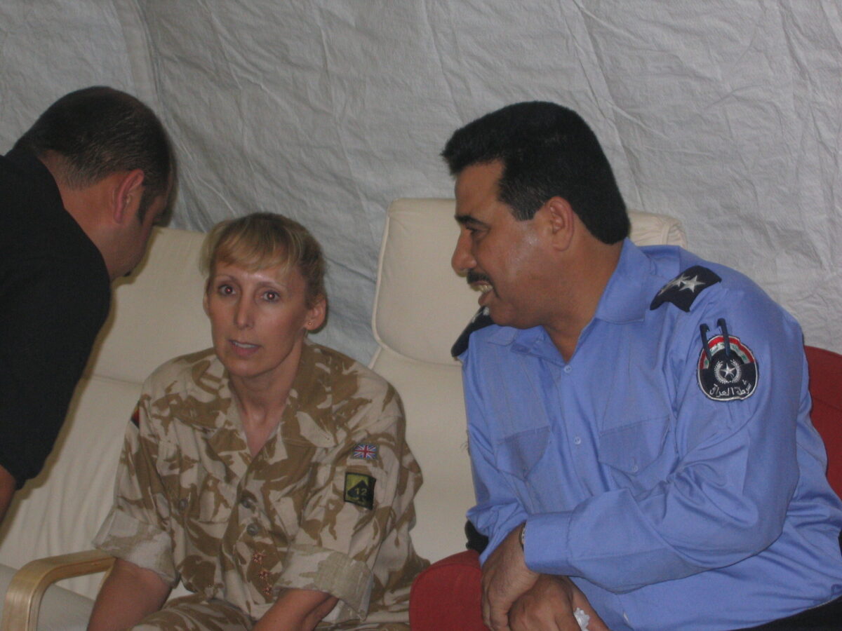 Operation TELIC 6 in 2005. 1st Battalion, Royal Anglian Regiment.