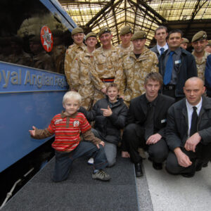 Royal Anglian Regiment Train Naming Ceremony 2007.