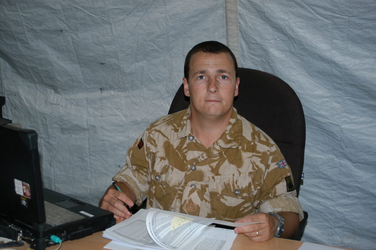 Operation TELIC 6 in 2005. 1st Battalion, Royal Anglian Regiment.