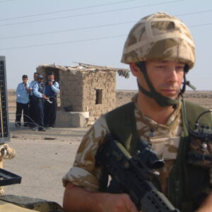 Operation TELIC 6 in 2005. 1st Battalion, Royal Anglian Regiment.