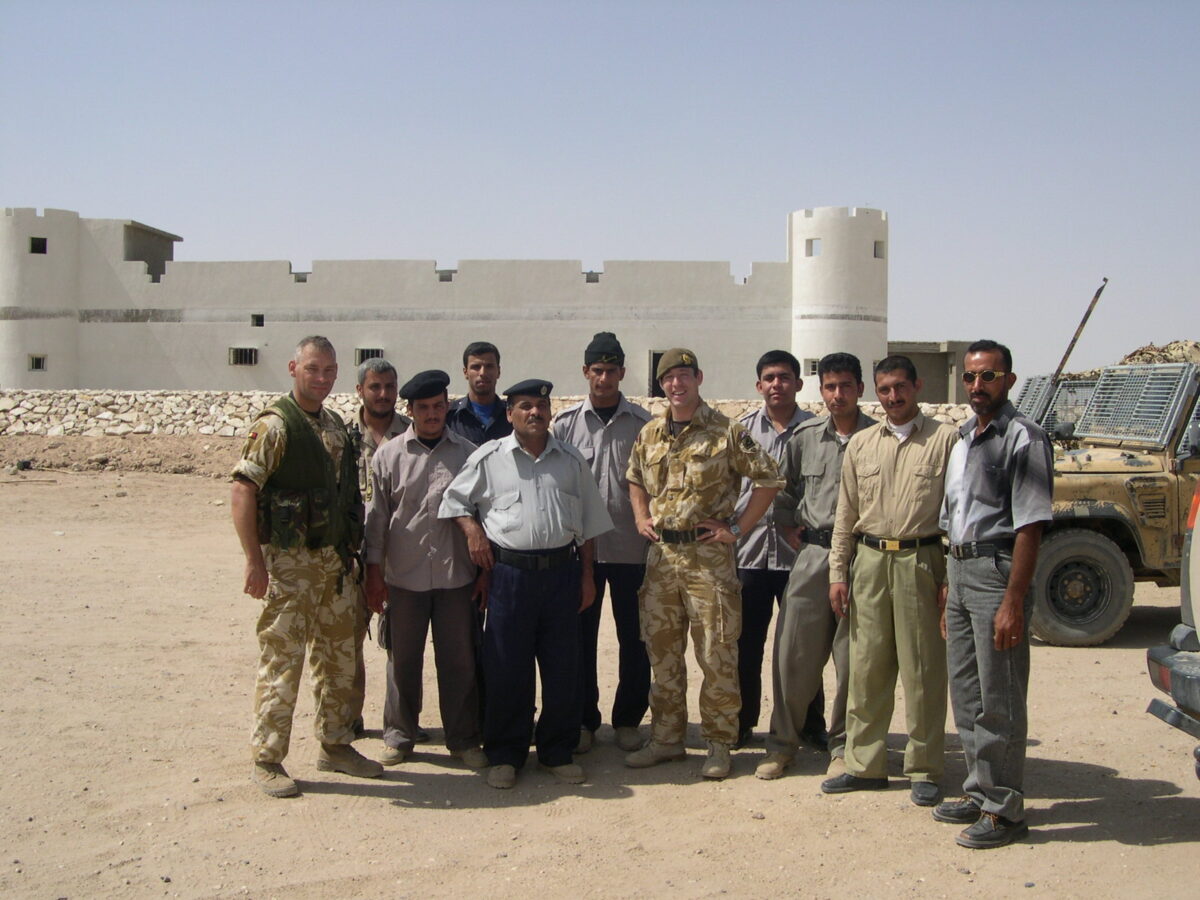 Operation TELIC 6 in 2005. 1st Battalion, Royal Anglian Regiment.