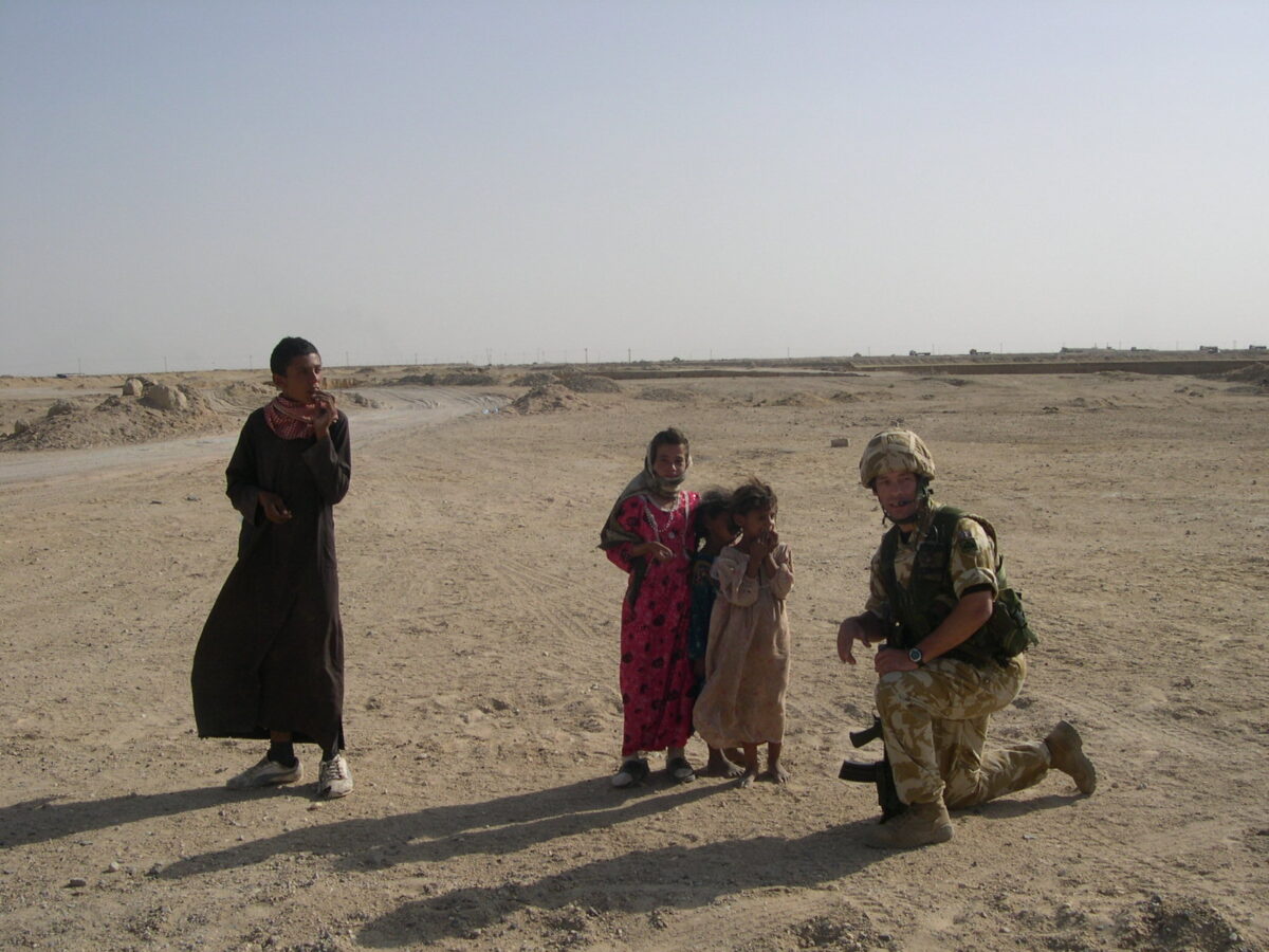Operation TELIC 6 in 2005. 1st Battalion, Royal Anglian Regiment.