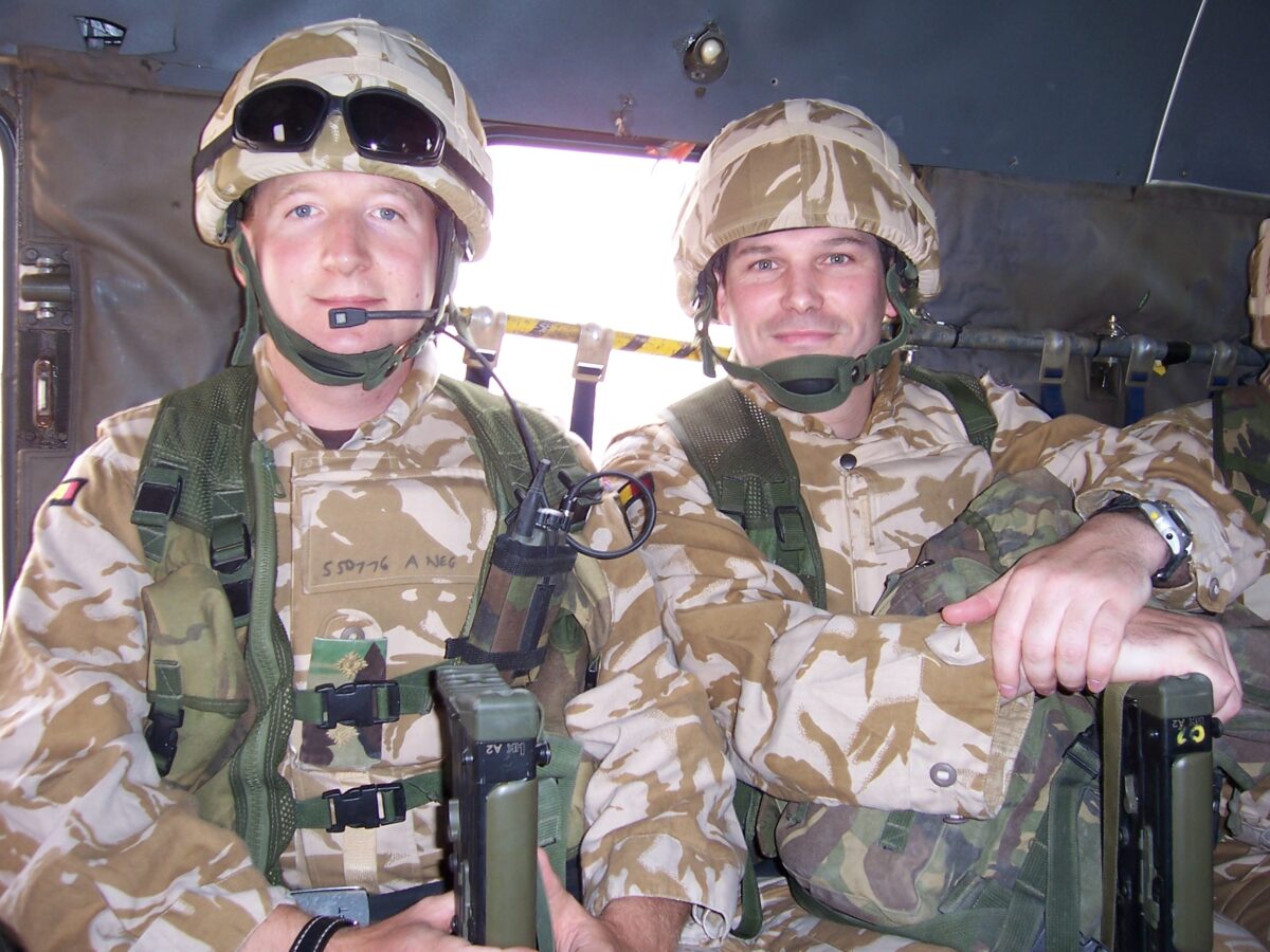 Operation TELIC 6 in 2005. 1st Battalion, Royal Anglian Regiment.