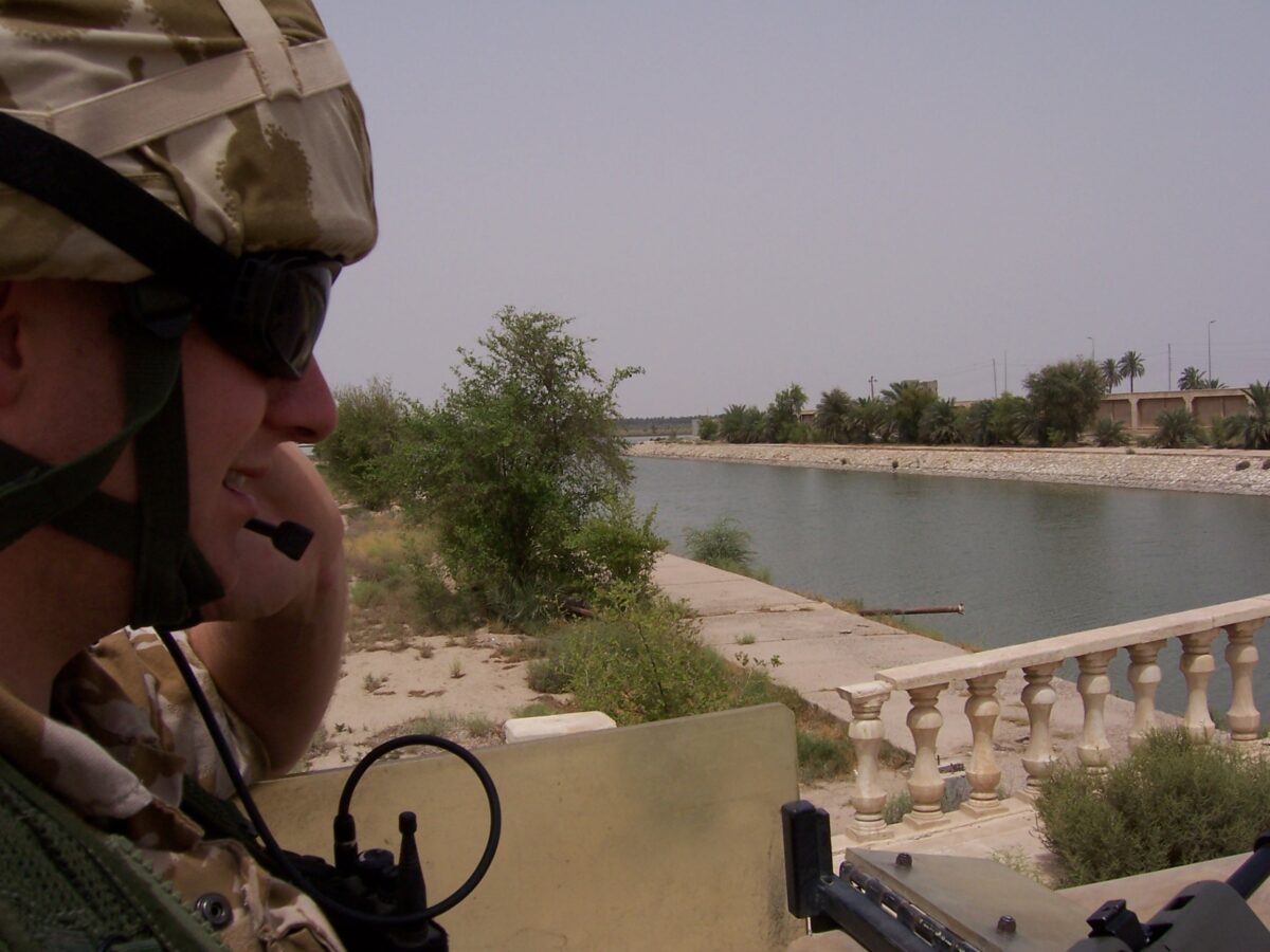 Operation TELIC 6 in 2005. 1st Battalion, Royal Anglian Regiment.