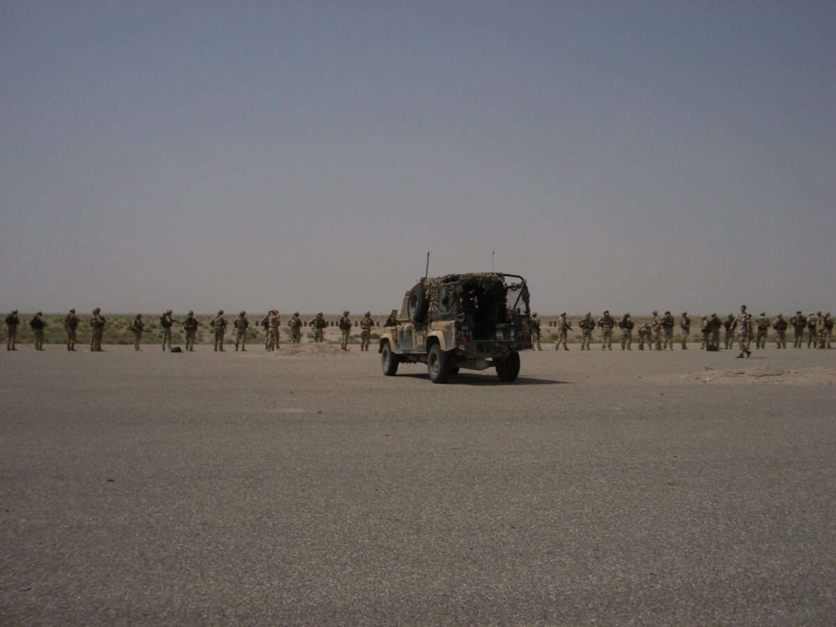 Operation TELIC 6 in 2005. A Company 1st Battalion, Royal Anglian Regiment