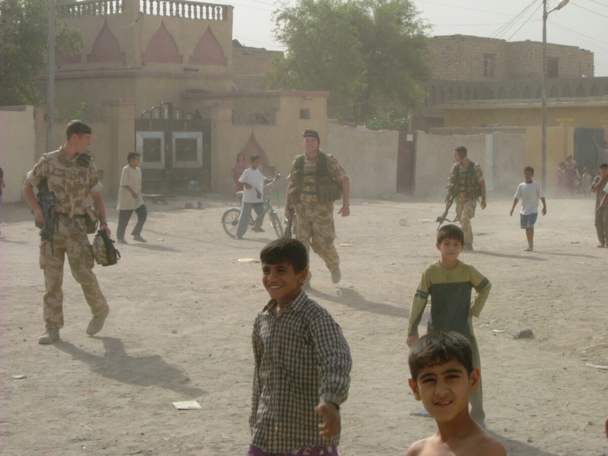 Operation TELIC 6 in 2005. 1st Battalion, Royal Anglian Regiment.