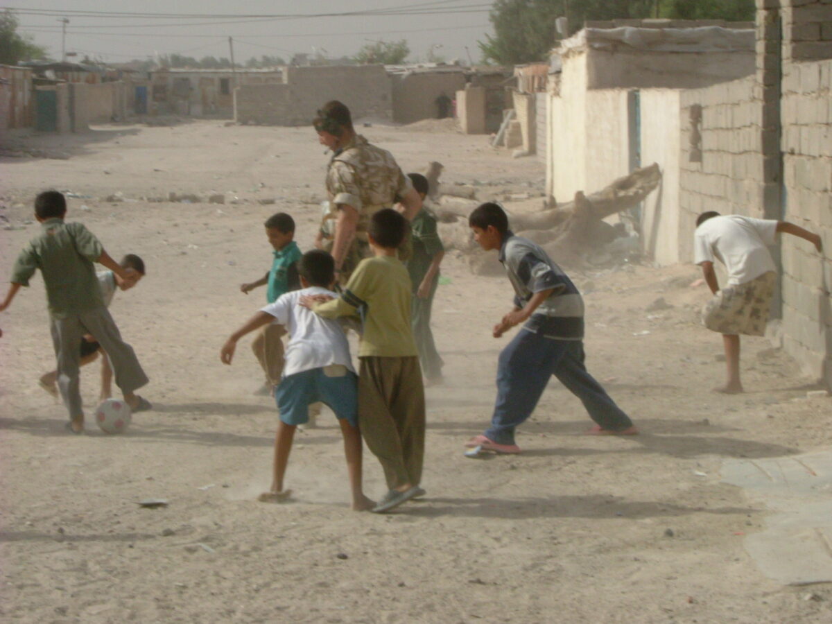 Operation TELIC 6 in 2005. 1st Battalion, Royal Anglian Regiment.