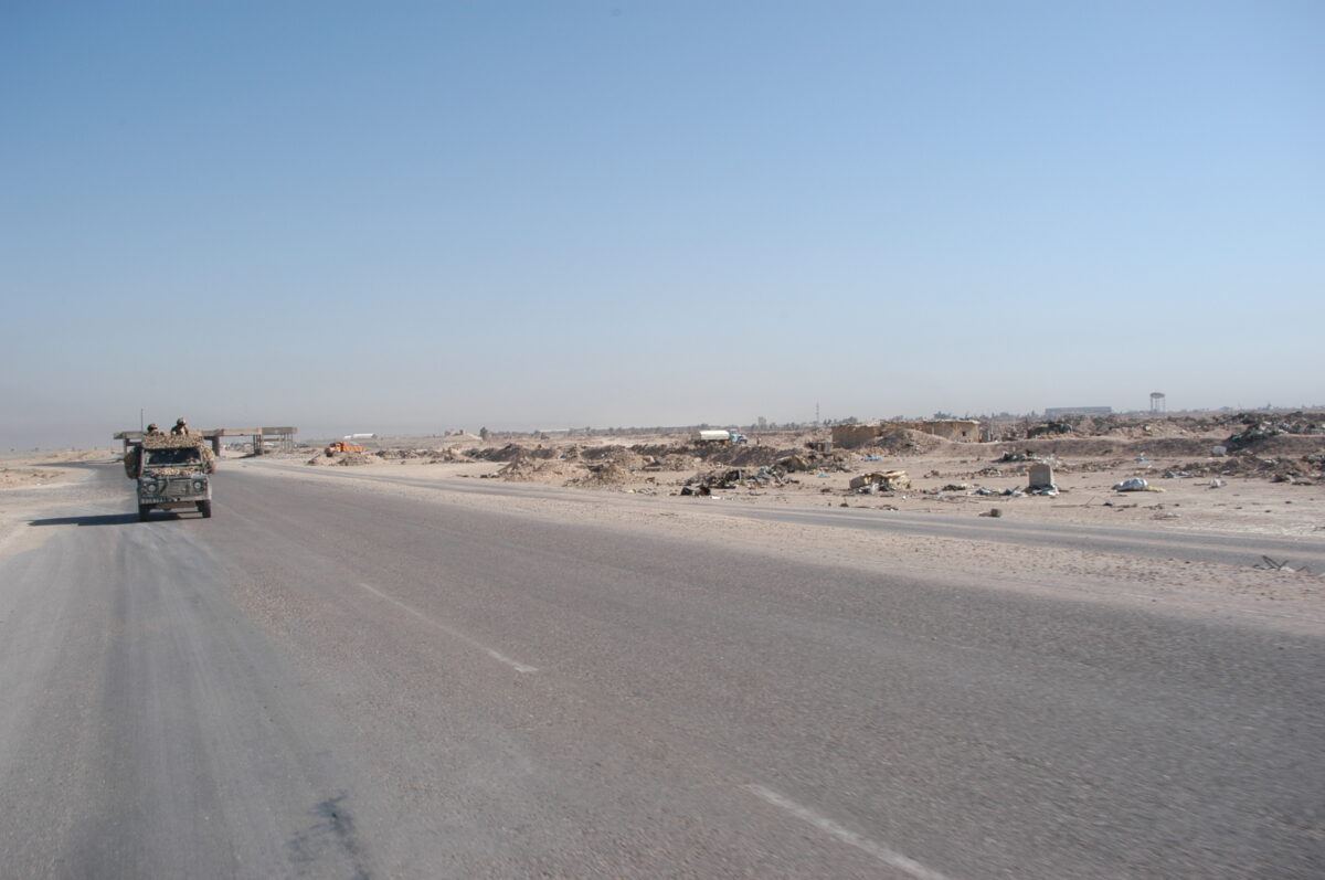 Operation TELIC 6 in 2005. 1st Battalion, Royal Anglian Regiment.