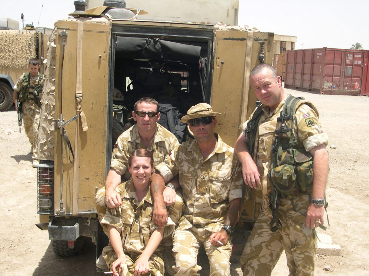 Operation TELIC 6 in 2005. 1st Battalion, Royal Anglian Regiment.