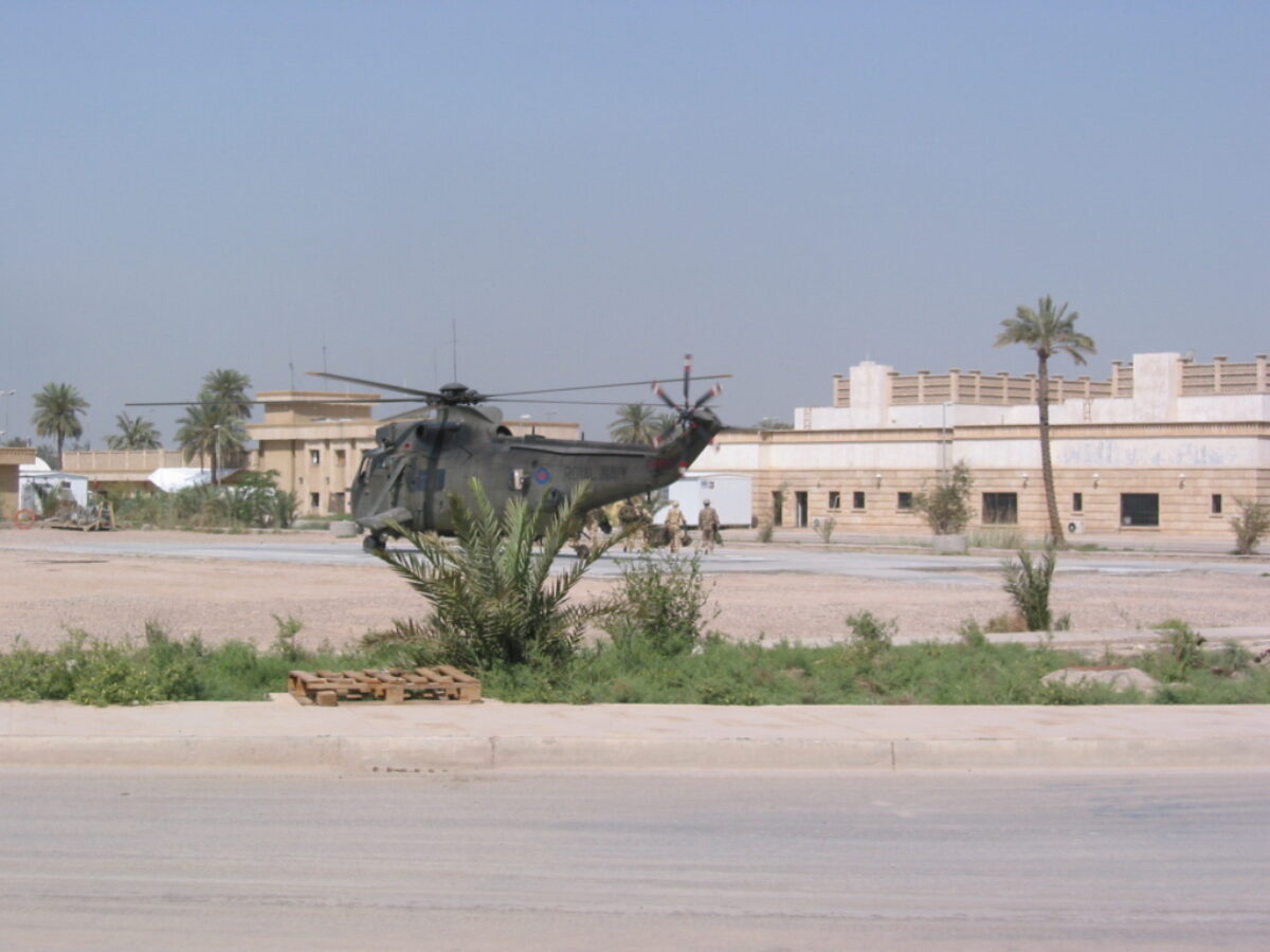 Operation TELIC 6 in 2005. 1st Battalion, Royal Anglian Regiment. 