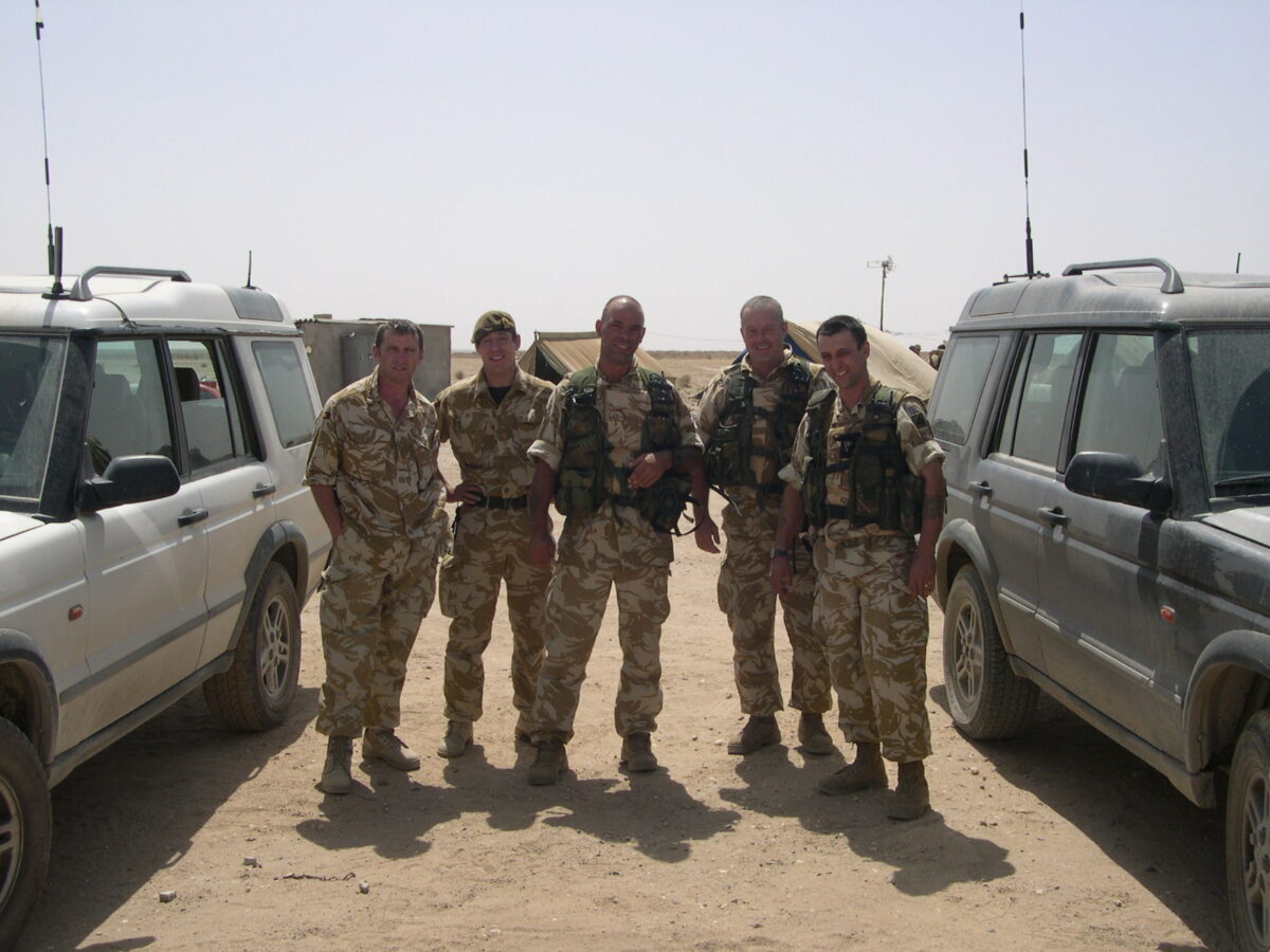 Operation TELIC 6 in 2005. 1st Battalion, Royal Anglian Regiment.