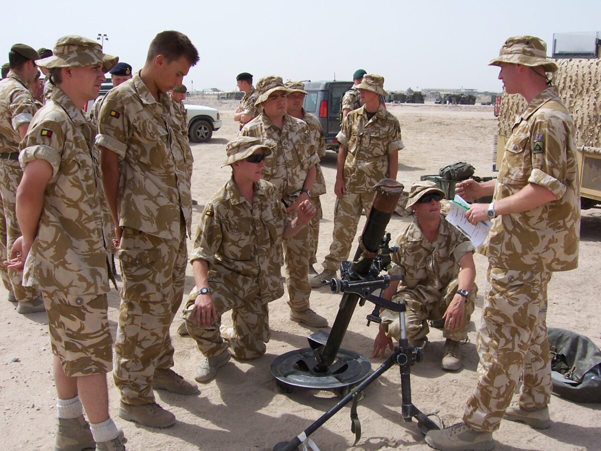 Operation TELIC 6 in 2005. 1st Battalion, Royal Anglian Regiment.