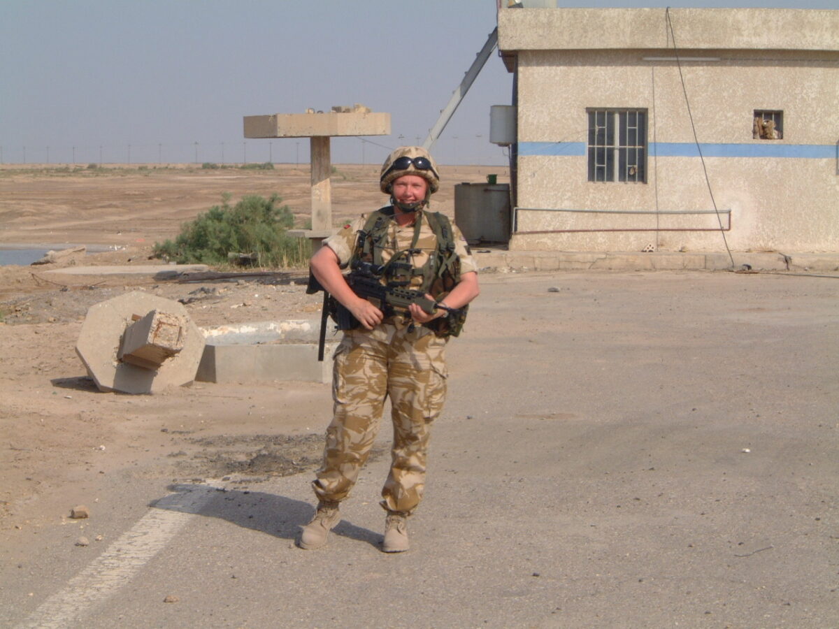 Operation TELIC 6 in 2005. 1st Battalion, Royal Anglian Regiment.