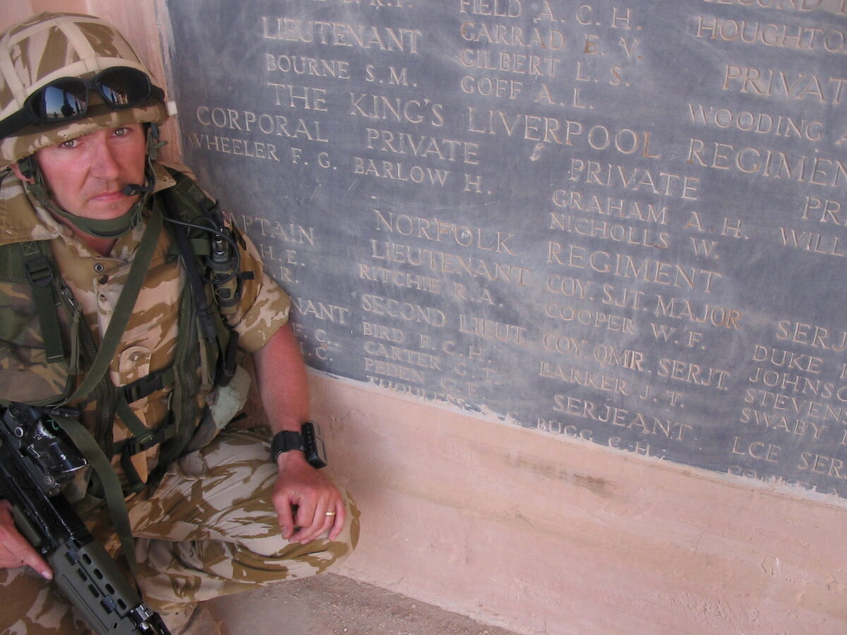 Operation TELIC 6 in 2005. 1st Battalion, Royal Anglian Regiment.