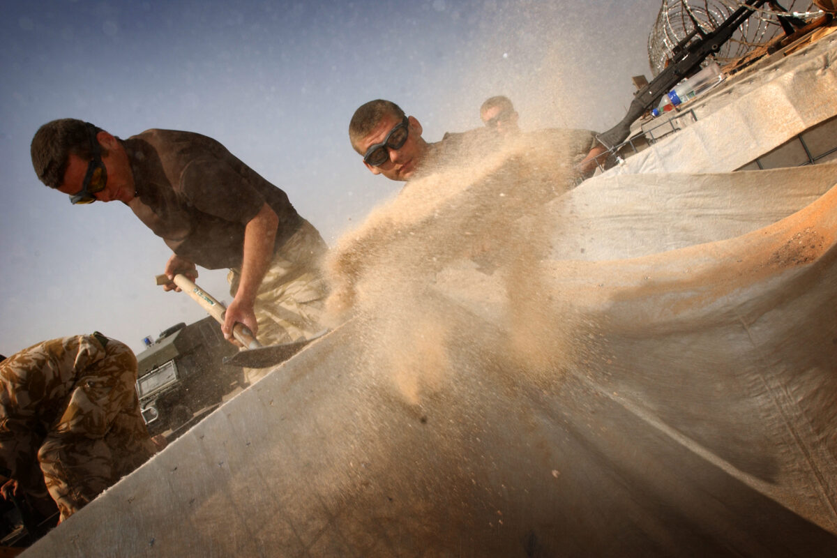 Operation TELIC 6 in 2005. A Company 1st Battalion, Royal Anglian Regiment. 