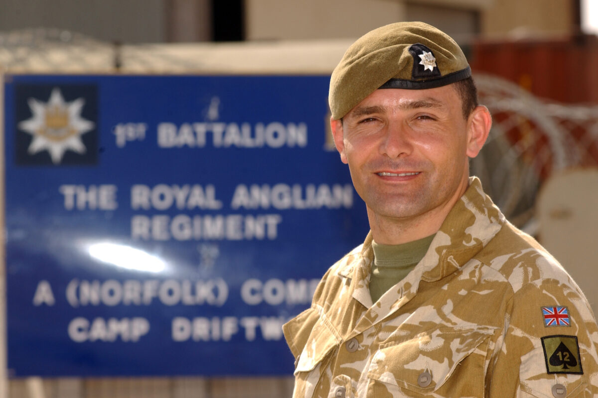 Operation TELIC 6 in 2005. A Company 1st Battalion, Royal Anglian Regiment. 