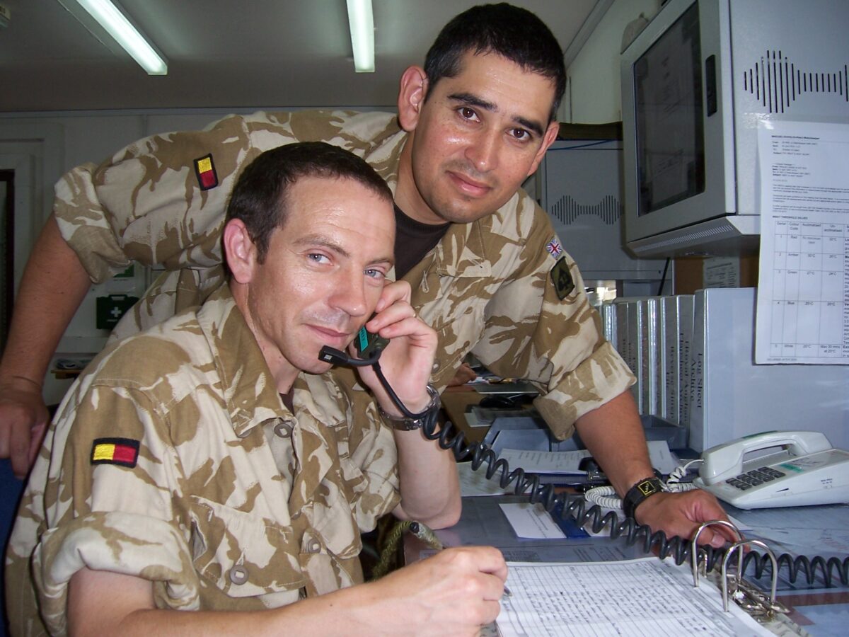 Operation TELIC 6 in 2005. 1st Battalion, Royal Anglian Regiment.