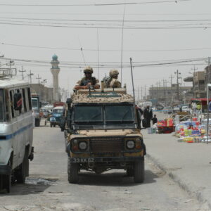 Operation TELIC 6 in 2005. 1st Battalion, Royal Anglian Regiment.