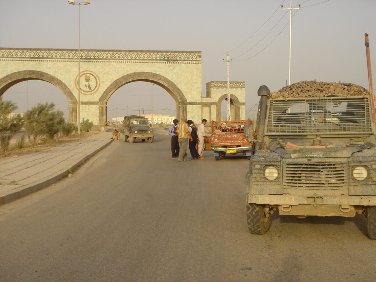 Operation TELIC 6 in 2005. A Company 1st Battalion, Royal Anglian Regiment. 