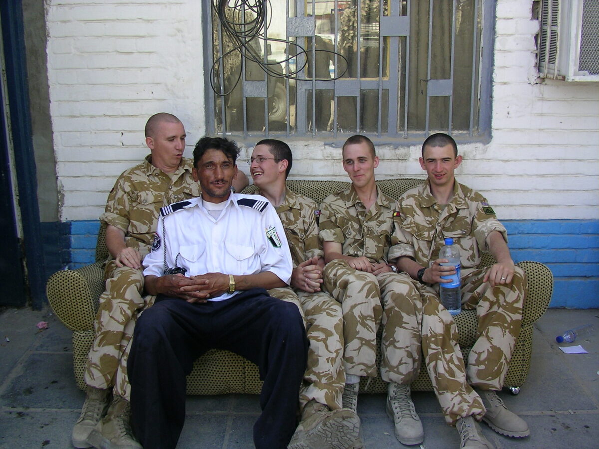 Operation TELIC 6 in 2005. 1st Battalion, Royal Anglian Regiment.