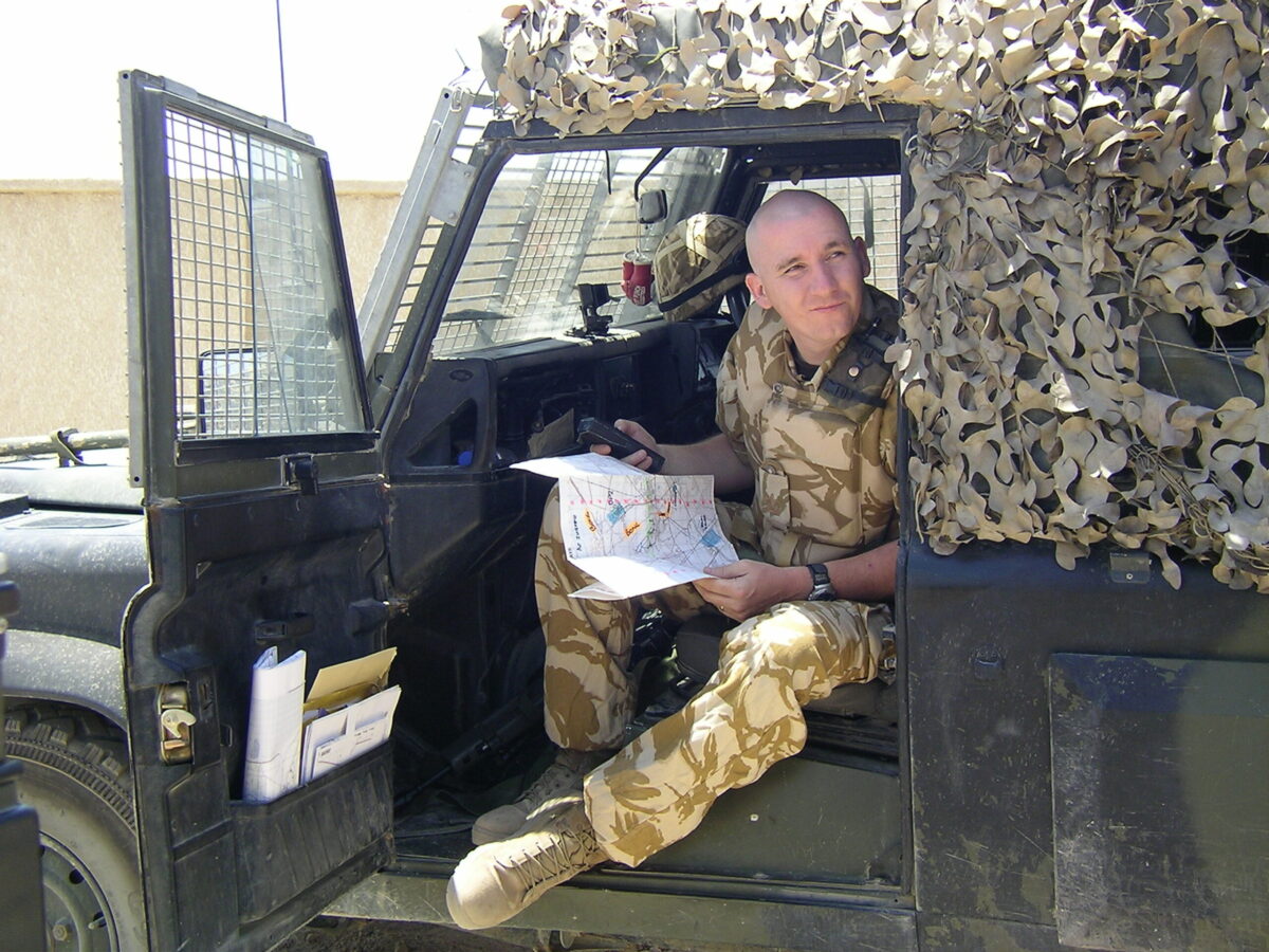 Operation TELIC 6 in 2005. 1st Battalion, Royal Anglian Regiment.