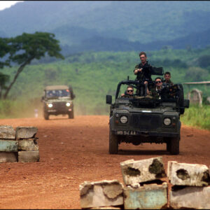 2nd Battalion Royal Anglian Regiment Sierra Leone in 2000.