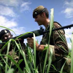 2nd Battalion Royal Anglian Regiment Sierra Leone in 2000.