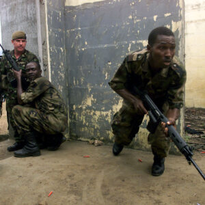 2nd Battalion Royal Anglian Regiment Sierra Leone in 2000.
