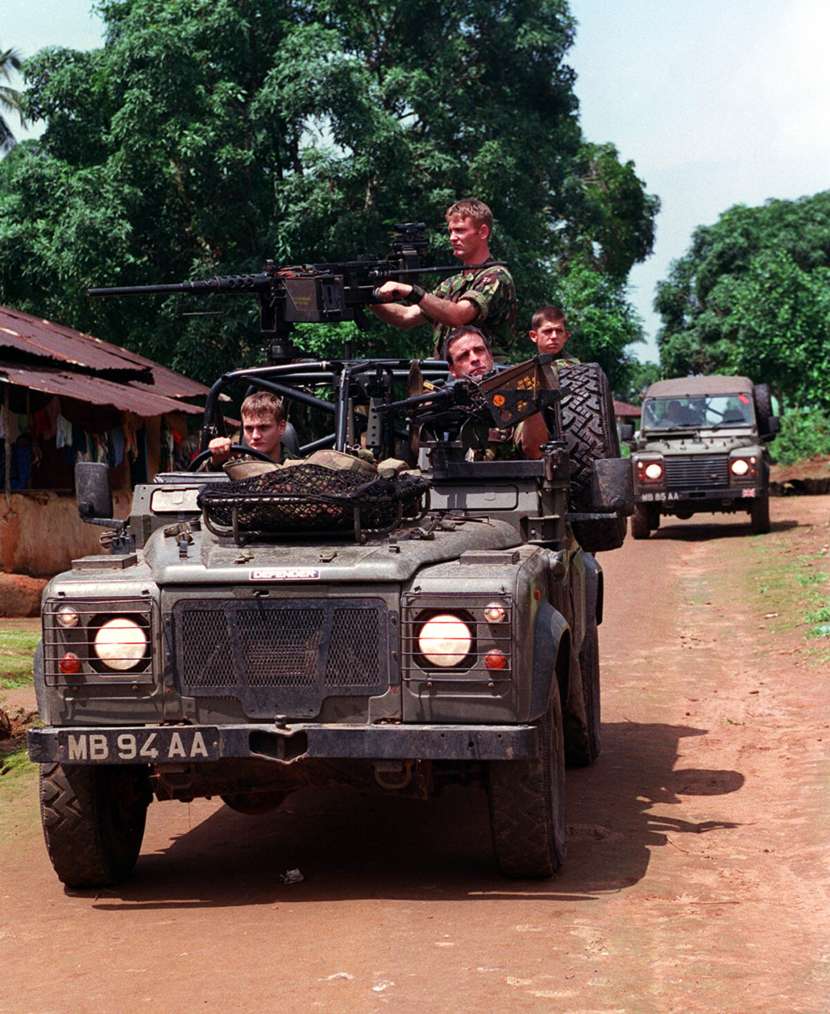 2nd Battalion Royal Anglian Regiment Sierra Leone in 2000.