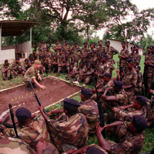2nd Battalion Royal Anglian Regiment Sierra Leone in 2000.