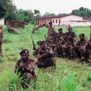 2nd Battalion Royal Anglian Regiment Sierra Leone in 2000.