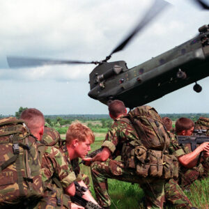 2nd Battalion Royal Anglian Regiment Sierra Leone in 2000.