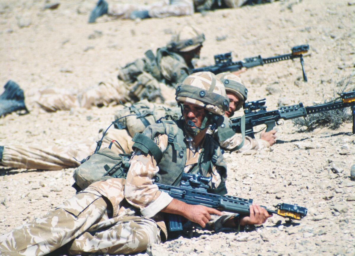 2nd Battalion Royal Anglian Regiment Jordan 1999