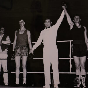 1st Battallion Royal Anglian Regiment Londonderry. Boxing versus The Green Howards.