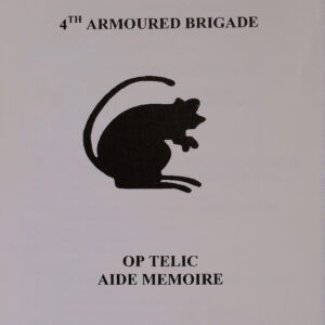 4th Armoured Brigade Op TELIC Aide Memoire