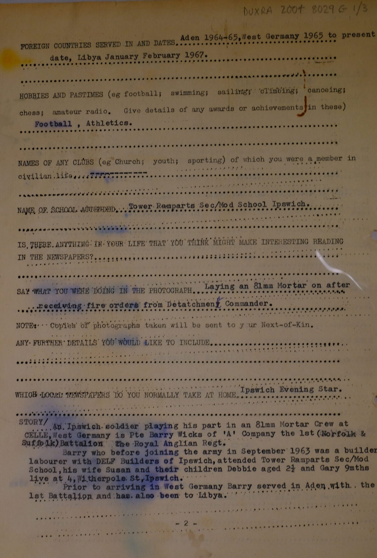 1st Battalion 1st Battalion