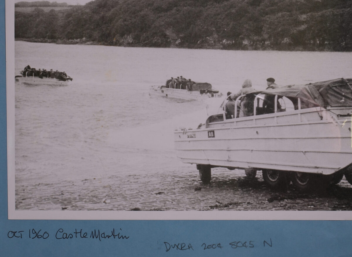 Royal Anglian Regiment. October 1960 at Castle Martin, landing craft training. 