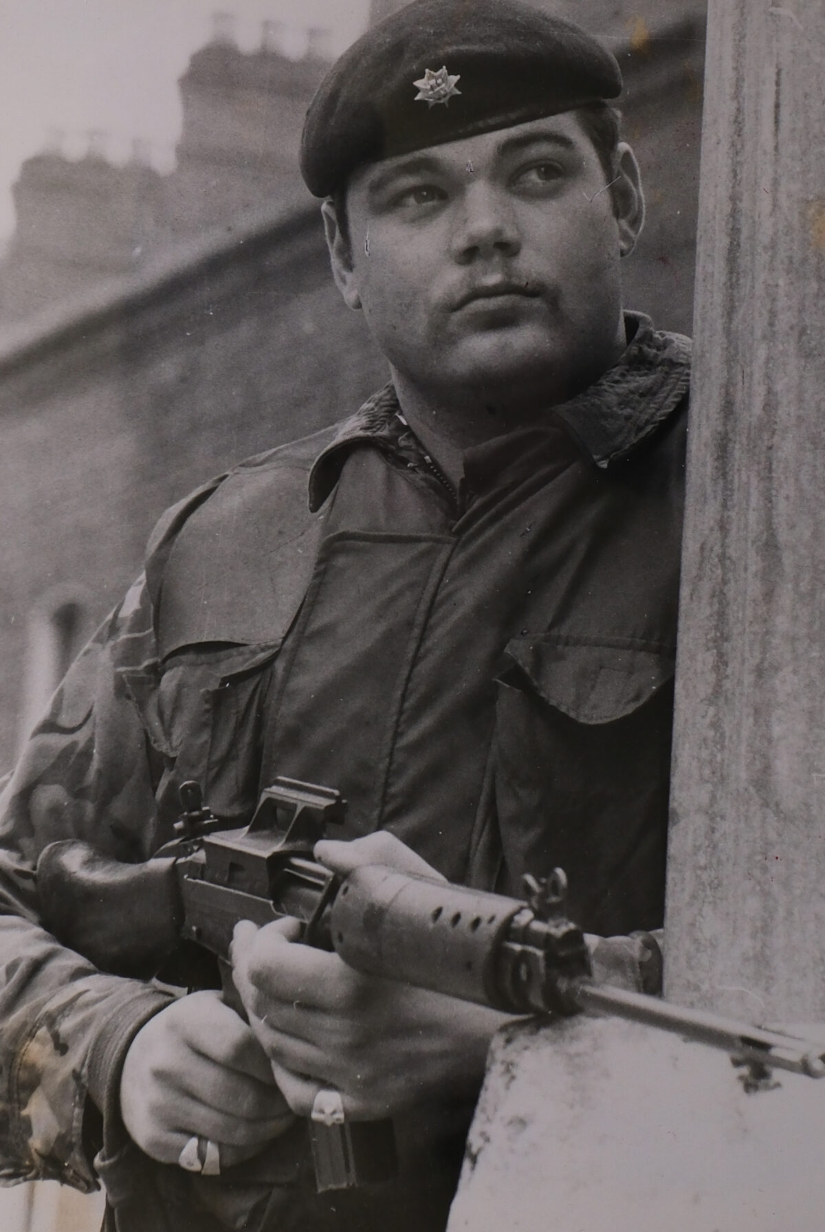 3rd Battalion Royal Anglian Regiment in Belfast on patrol. 1972