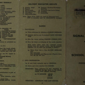 Signal Wing School of Infantry 1970