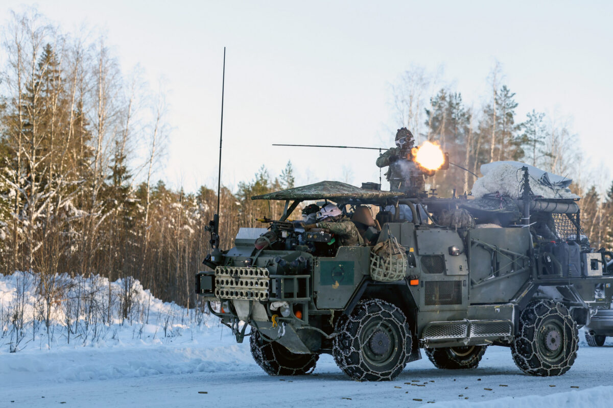 Exercise Winter Camp tests Nato battlegroup in Estonia