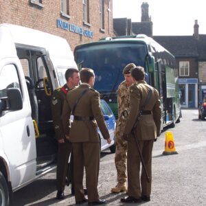 Royal Anglian Regiment Freedom Parade Stamford in 2012.