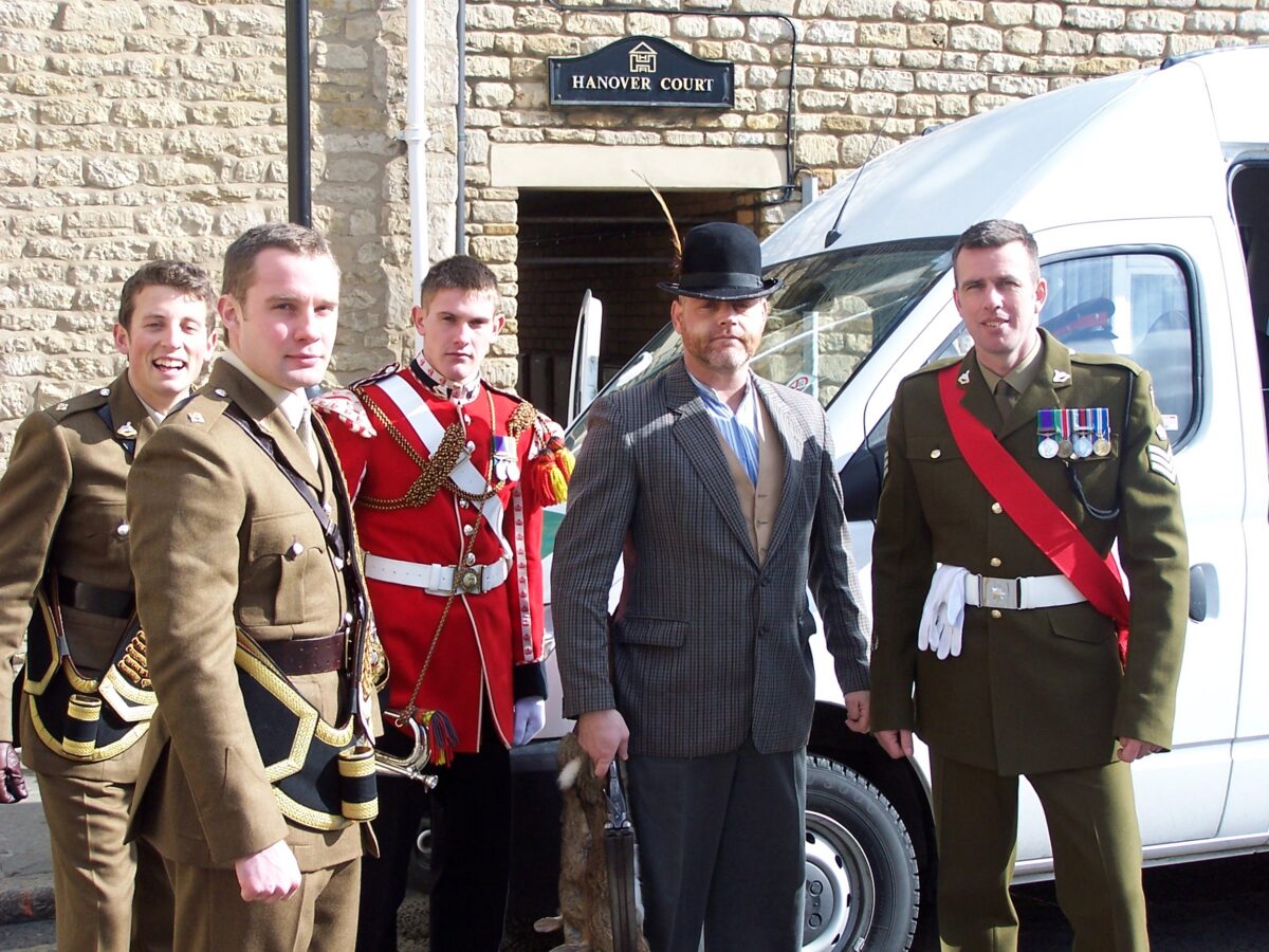 Royal Anglian Regiment Freedom Parade Stamford in 2012.